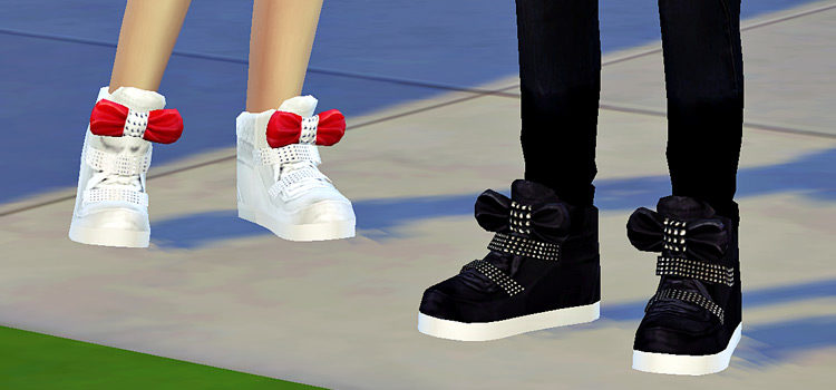 Child High Tops with Bows (TS4)