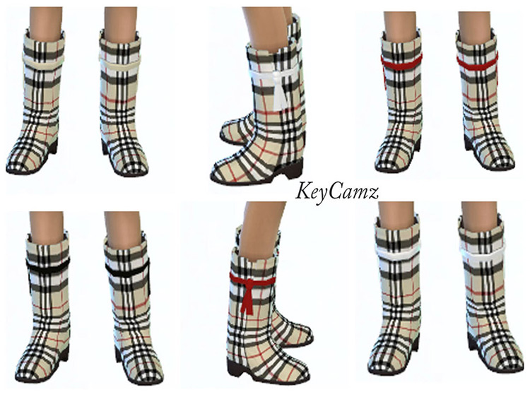 KeyCamz Girl’s Boots (Get Together Needed) for Sims 4
