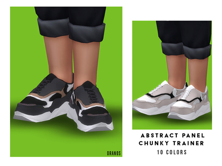 Abstract Panel Chunky Trainer (Child) TS4 CC
