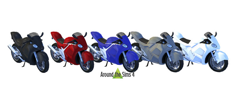Decorative Motorcycles for Sims 4