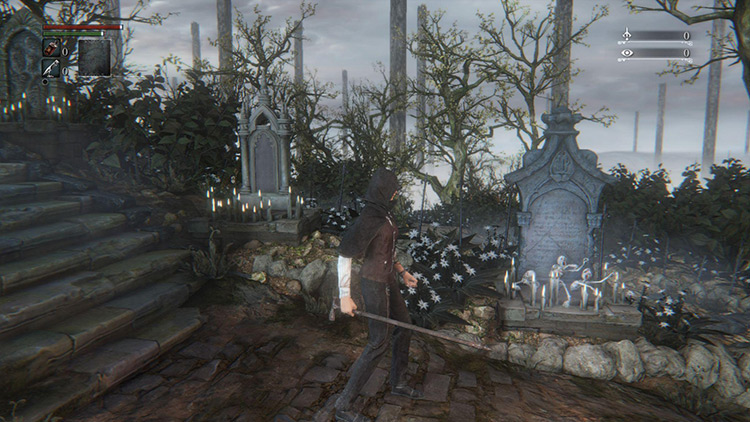 The Threaded Cane in its standard form / Bloodborne