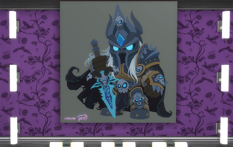 World of Warcraft Chibi Painting Collection / Sims 4 CC