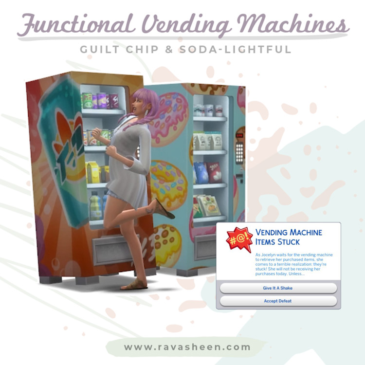 Functional Vending Machines / Sims 4 CC