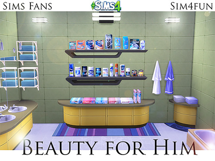 Beauty For Him Set / Sims 4 CC