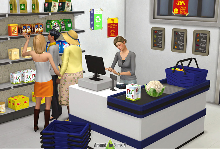 Grocery Stuff / Sims 4 CC