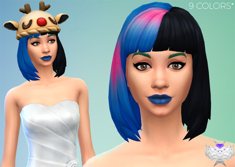 Sims 4 Split Dye Hair CC  Male   Female    FandomSpot - 9