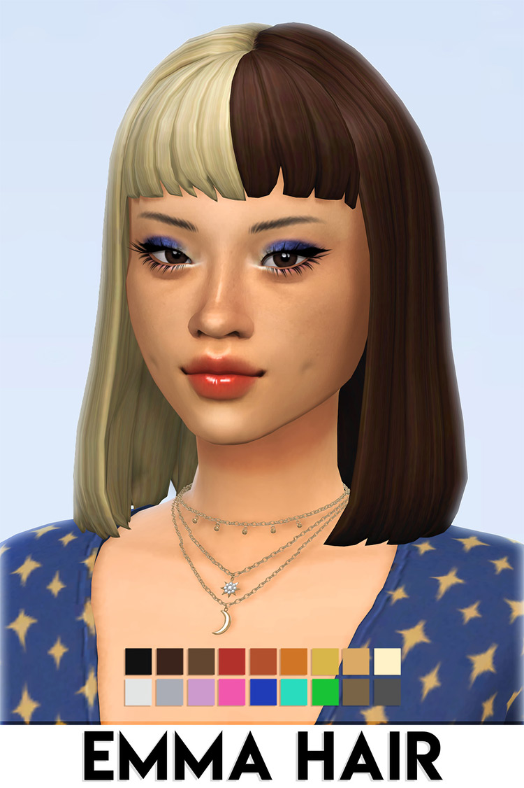 Emma Hair / Sims 4 CC