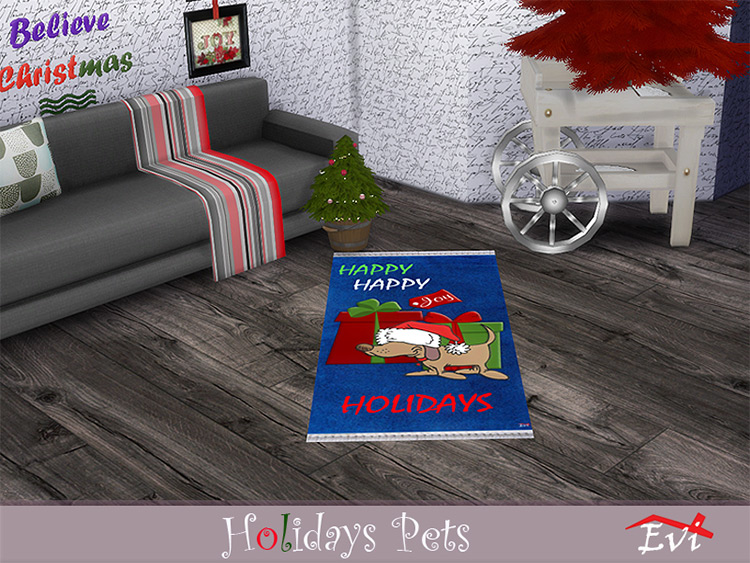 Holiday Pets by evi for Sims 4