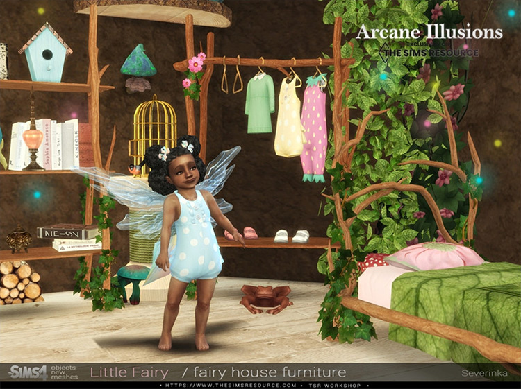Arcane Illusions – Little Fairy Furniture / Sims 4 CC