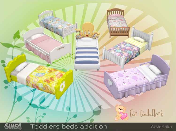 Toddlers Beds Addition Pack / Sims 4 CC