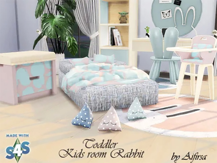Rabbit KidsRoom Toddler / Sims 4 CC