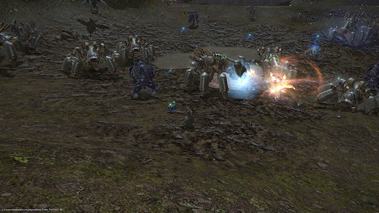 A Skirmish breaks out in the desolate and war-torn Bozjan Front of Dalmasca / FFXIV