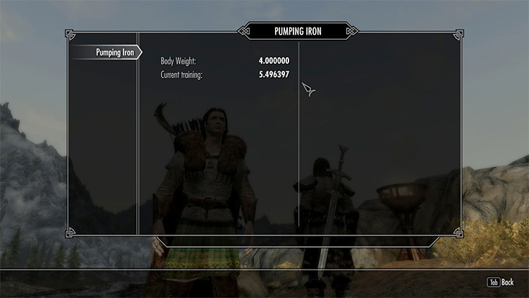 Pumping Iron – Dynamic Muscle Growth Skyrim mod