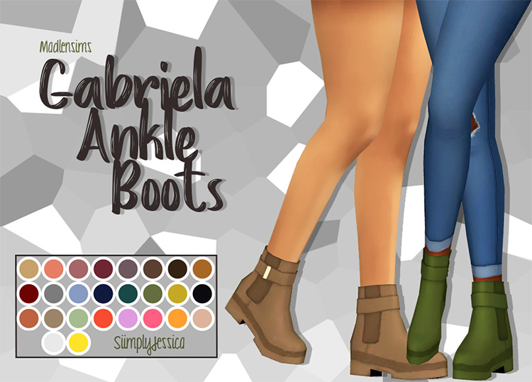 Sims 4 Ankle Boots CC   Mods  The Ultimate Collection   FandomSpot - 12