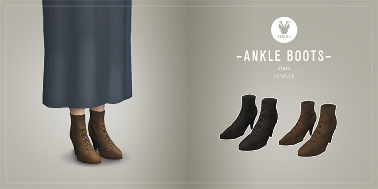 Sims 4 Ankle Boots CC   Mods  The Ultimate Collection   FandomSpot - 70