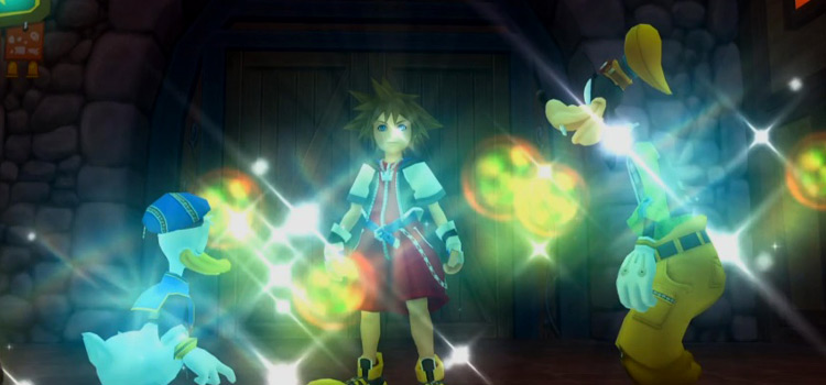 Sora using a Megalixir / Kingdom Hearts 1.5