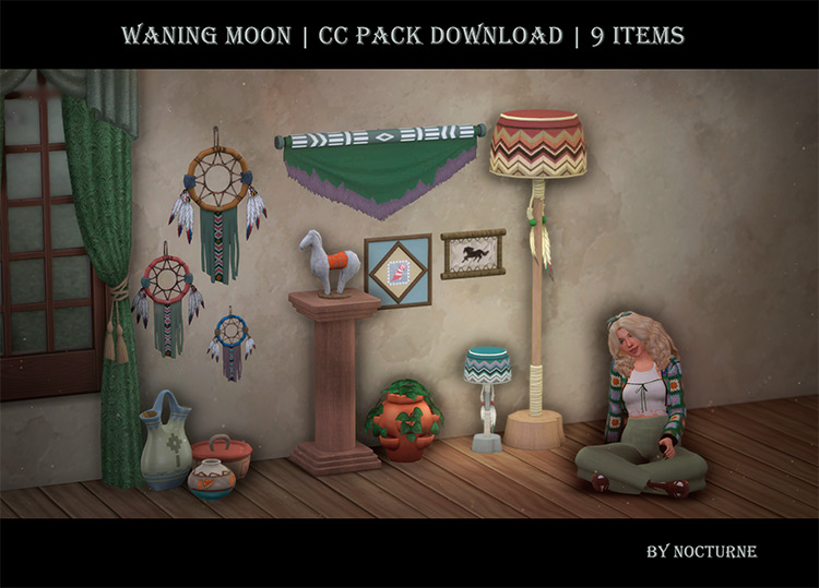 Waning Moon CC Pack / Sims 4 CC