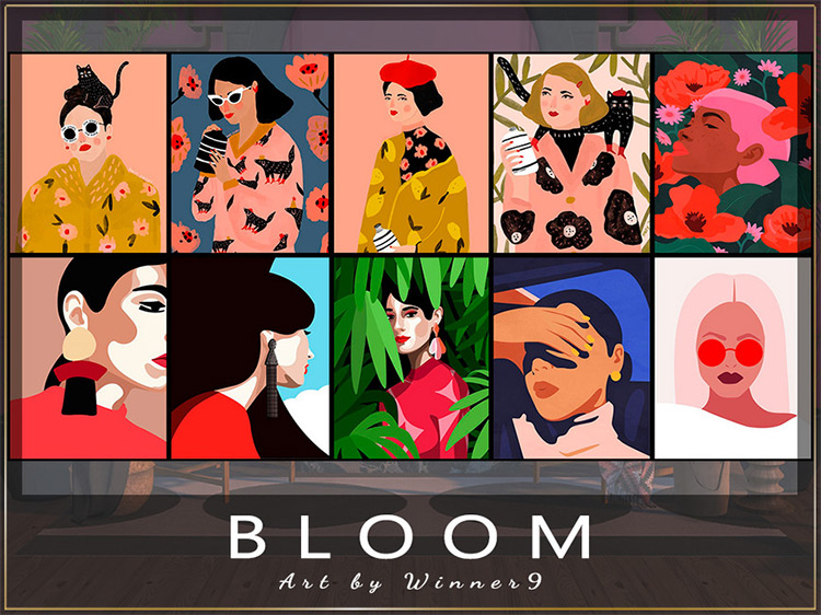 Bloom / Sims 4 CC