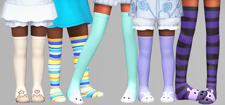 Sims 4 Toddler Socks CC: The Ultimate List