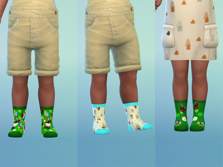 Socks for Toddler by Louisa_0101 Sims 4 CC