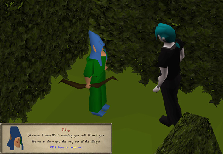 Elkoy at the Maze’s End / OSRS