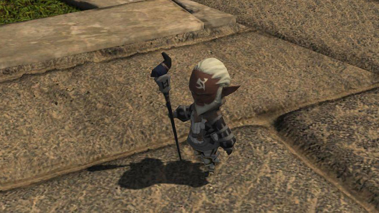 The Wind-up Louisoix, complete with miniature Tupismati. / FFXIV