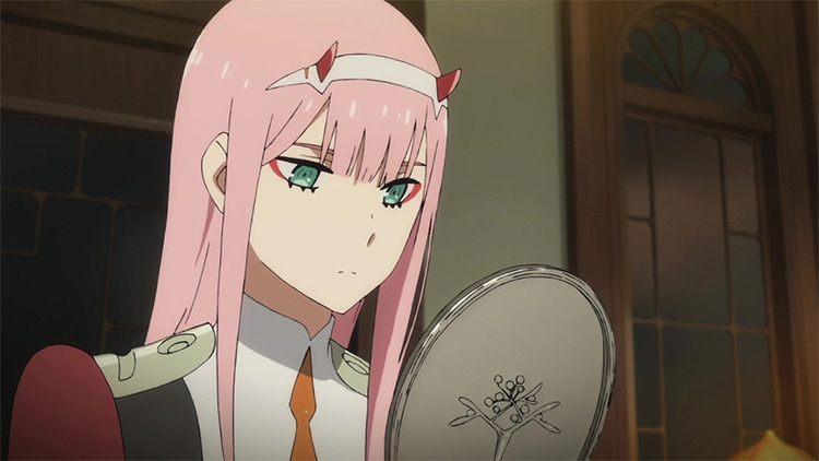 Zero Two from Darling In The Franxx anime