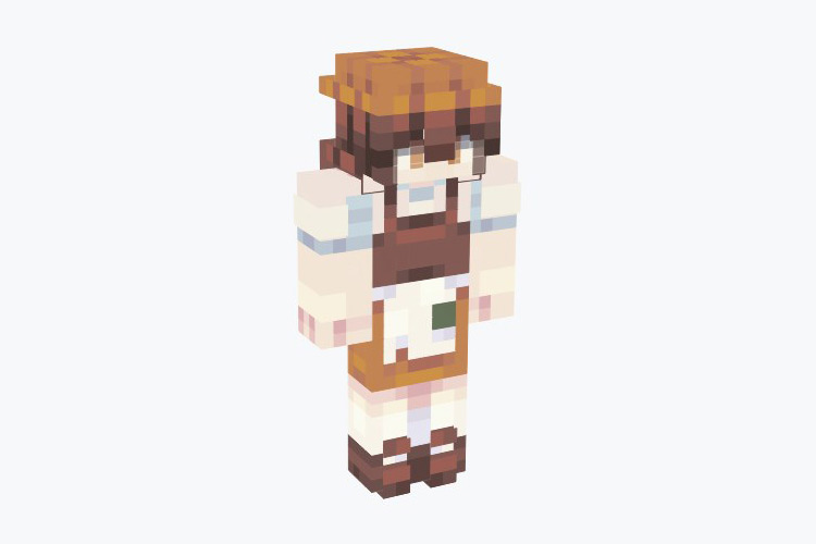 AC Player Character (Girl) Skin For Minecraft