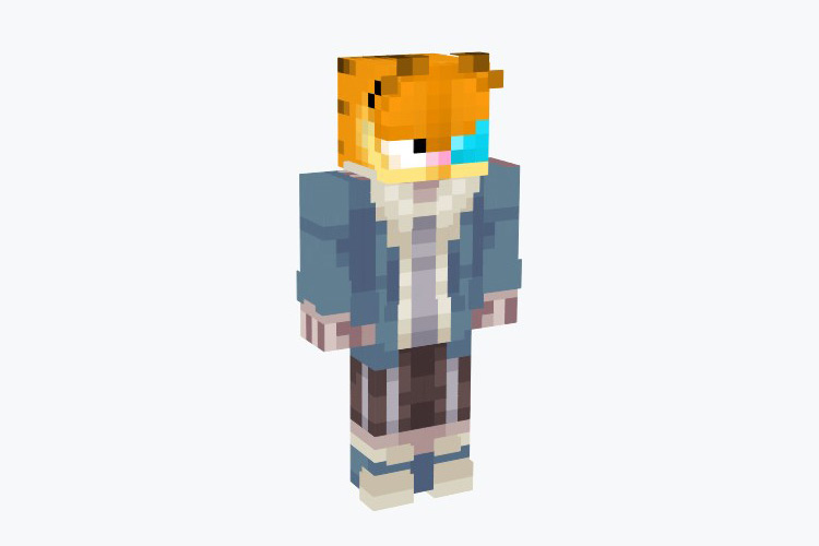 Garfield Sans Skin For Minecraft