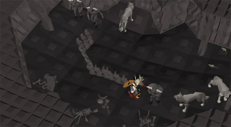 Killing Minotaurs in the Dungeon / OSRS