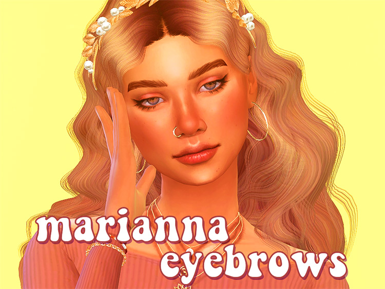Marianna Eyebrows / Sims 4 CC