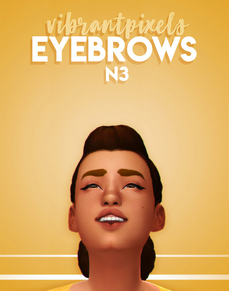 Best Maxis Match Eyebrows For The Sims 4  Male   Female    FandomSpot - 98