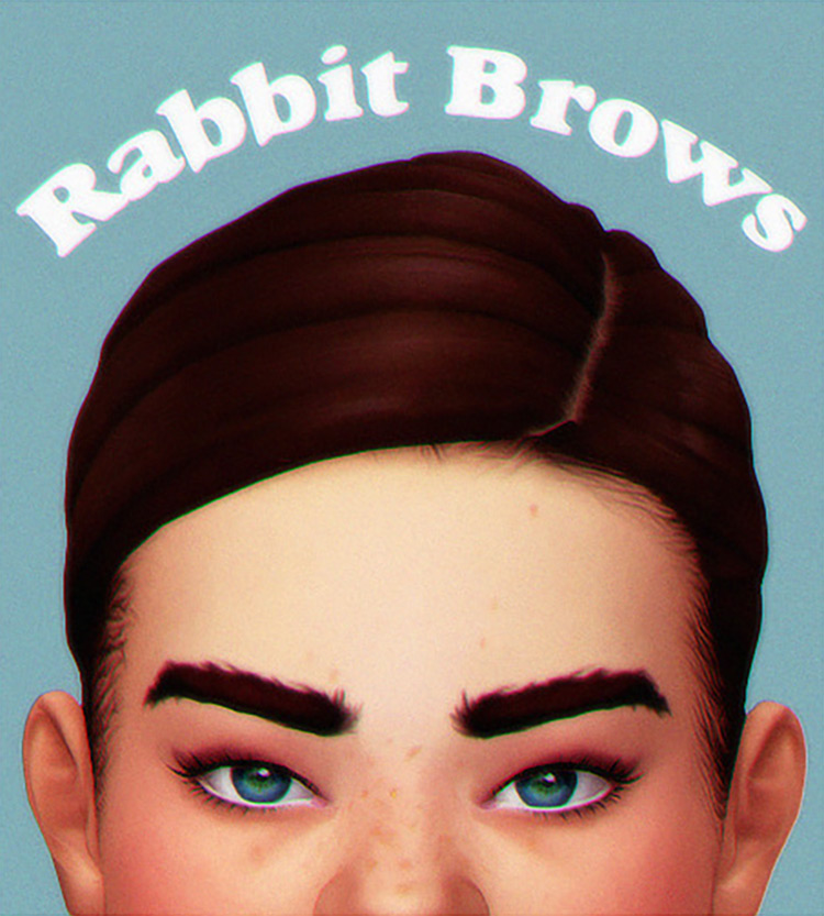 Rabbit Brows / Sims 4 CC