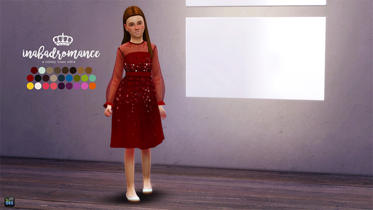 Holiday Dress Edit / Sims 4 CC