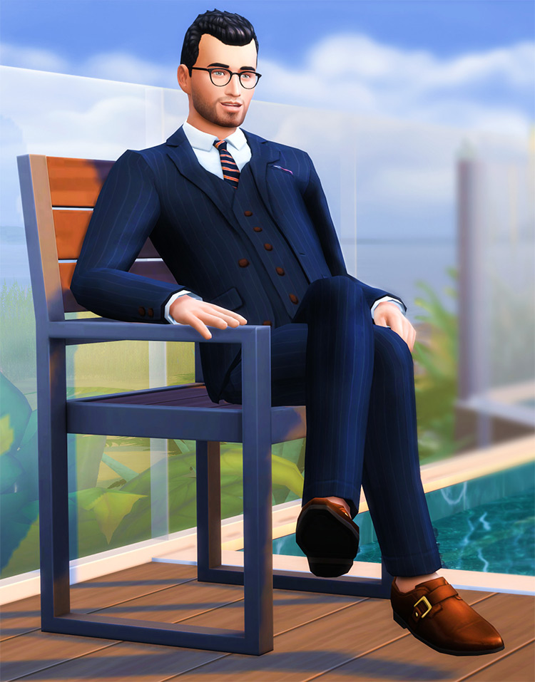 Three-Piece Suits / Sims 4 CC