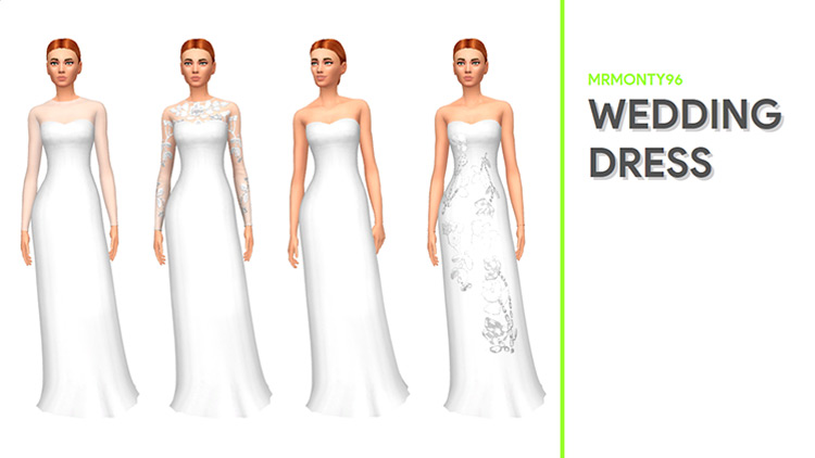 Wedding Outfits Set / Sims 4 CC