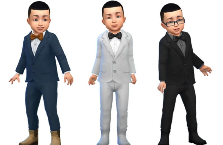 Toddler Suit Up! / Sims 4 CC