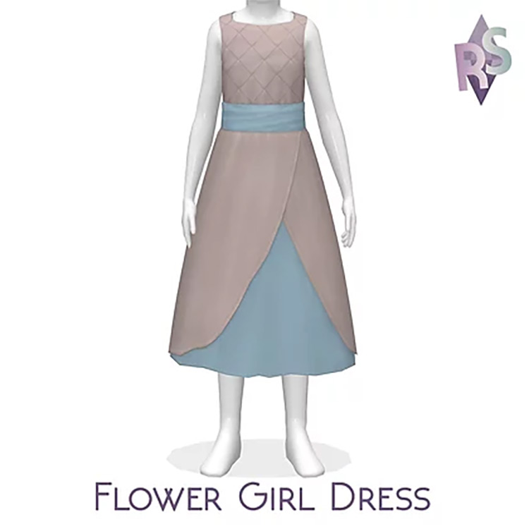 Flower Girl Dress / Sims 4 CC