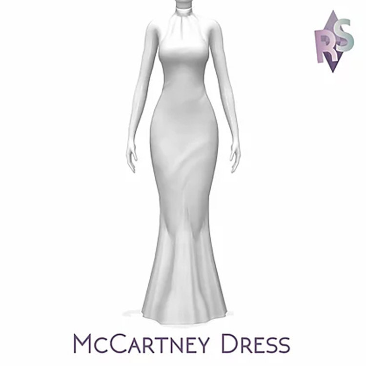 McCartney Dress / Sims 4 CC