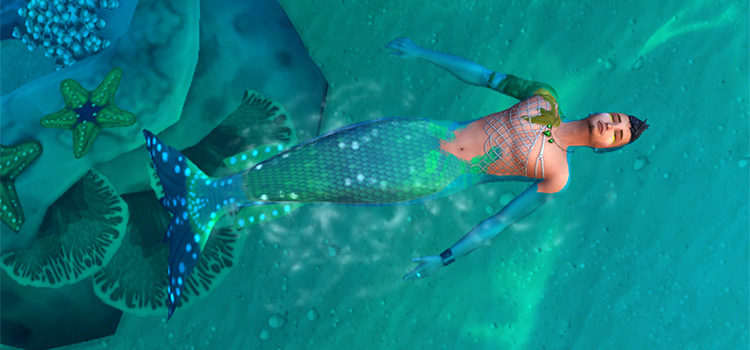 Sims 4 Maxis Match Mermaid CC (All Free)