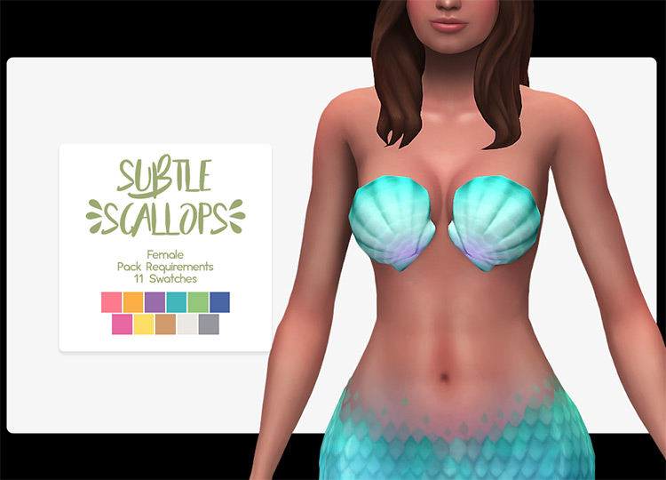 Sims 4 Maxis Match Mermaid CC  All Free    FandomSpot - 23