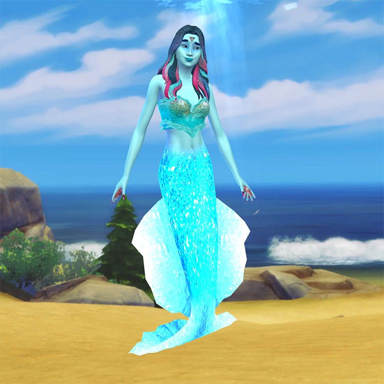 Sims 4 Maxis Match Mermaid CC  All Free    FandomSpot - 82