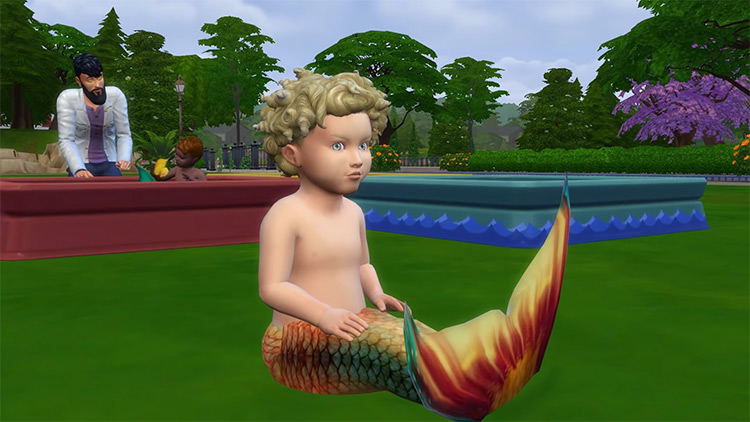 Sims 4 Maxis Match Mermaid CC  All Free    FandomSpot - 4