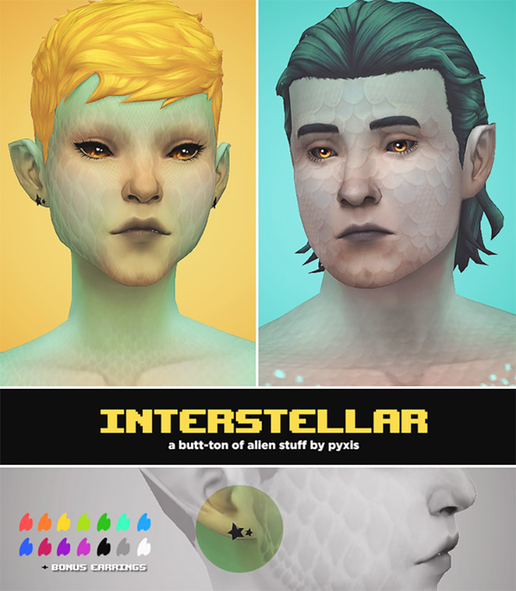 Interstellar – A Butt-Ton of Alien Stuff by pyxis / Sims 4 CC
