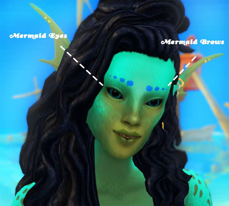Mermaid Set by petaliko / Sims 4 CC