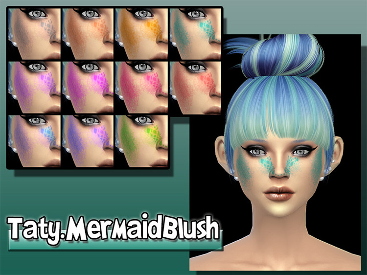 Taty Mermaid Blush by tatygagg / Sims 4 CC