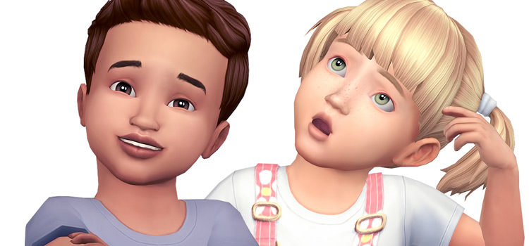 Best Sims 4 Toddler Eyebrows CC (All Free)