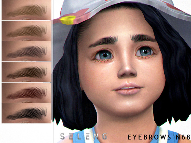 Eyebrows N68 by Seleng for Sims 4