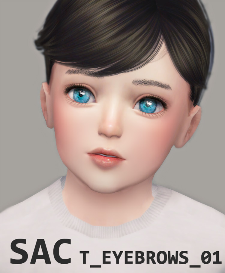 Best Sims 4 Toddler Eyebrows CC  All Free    FandomSpot - 32