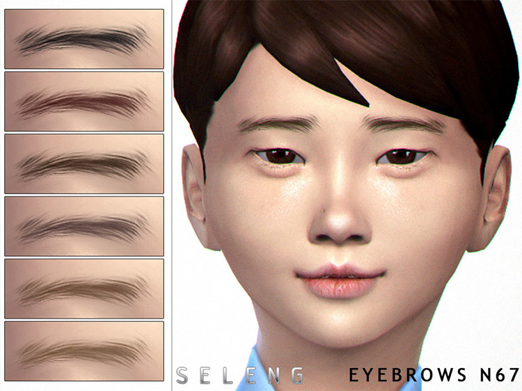 Eyebrows N67 by Seleng for Sims 4